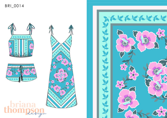 Daisy Duke – Bandana-Style Floral Print