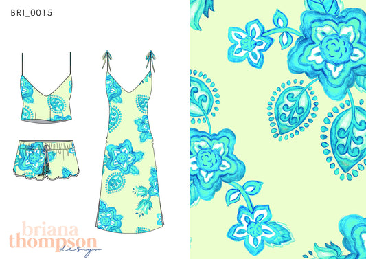 Luna Bloom – Oversized Hand-Painted Floral Print