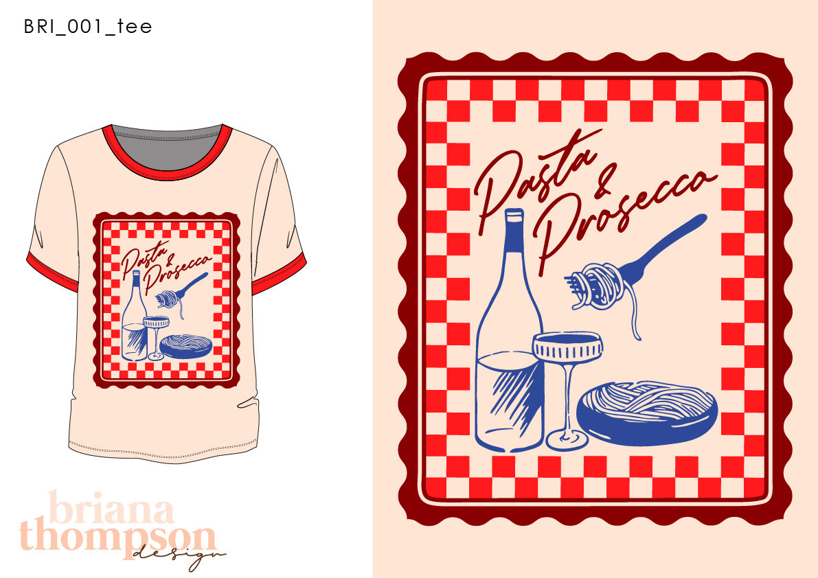 Bonjour Bébé - European-Inspired T-Shirt Print