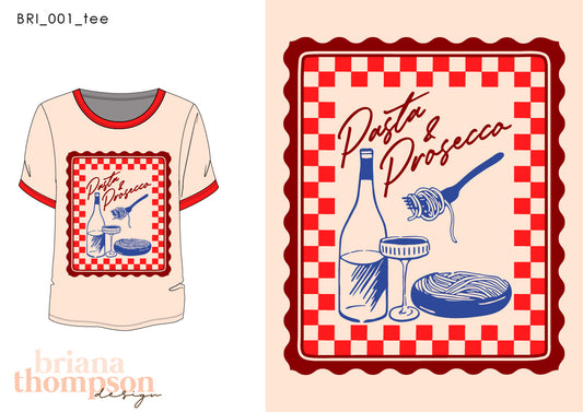 Bonjour Bébé - European-Inspired T-Shirt Print
