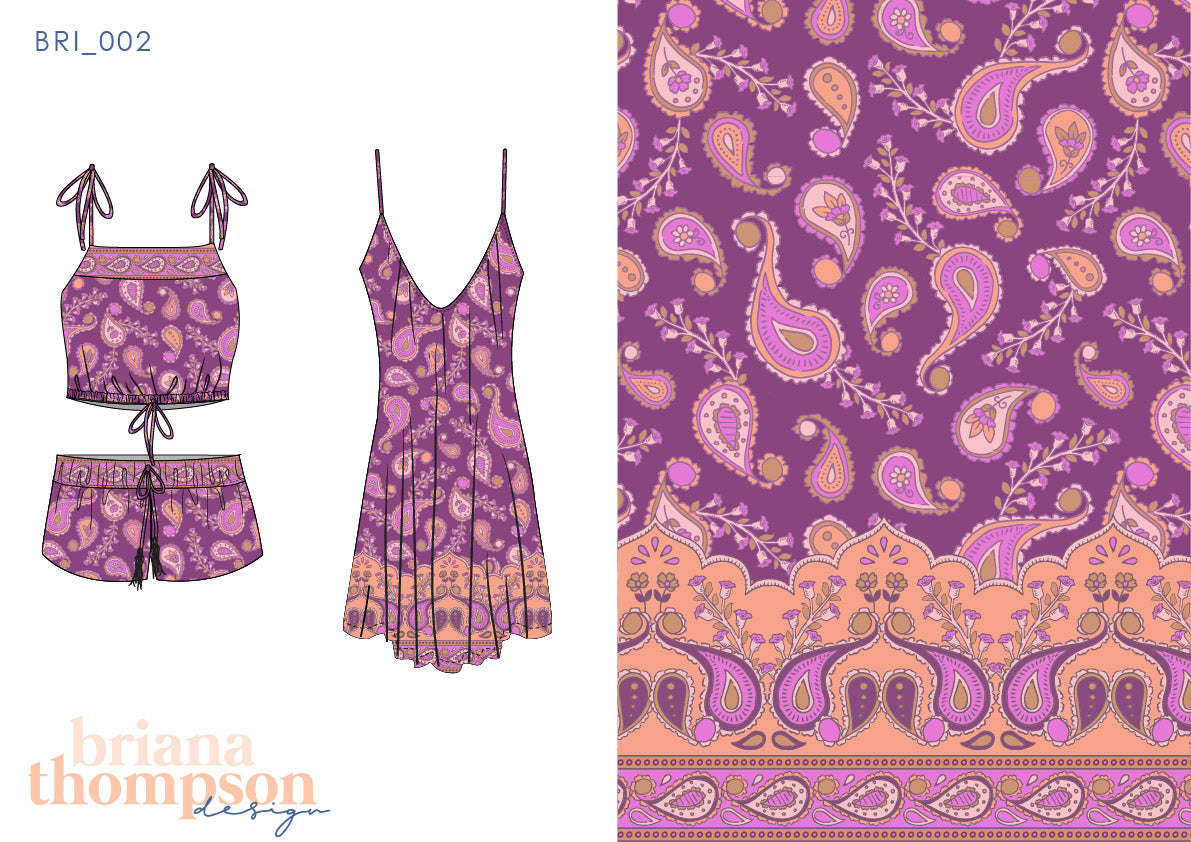 San Francisco Dreaming - Unique Bohemian Border Print