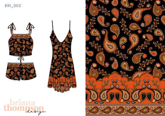 San Francisco Dreaming - Unique Bohemian Border Print