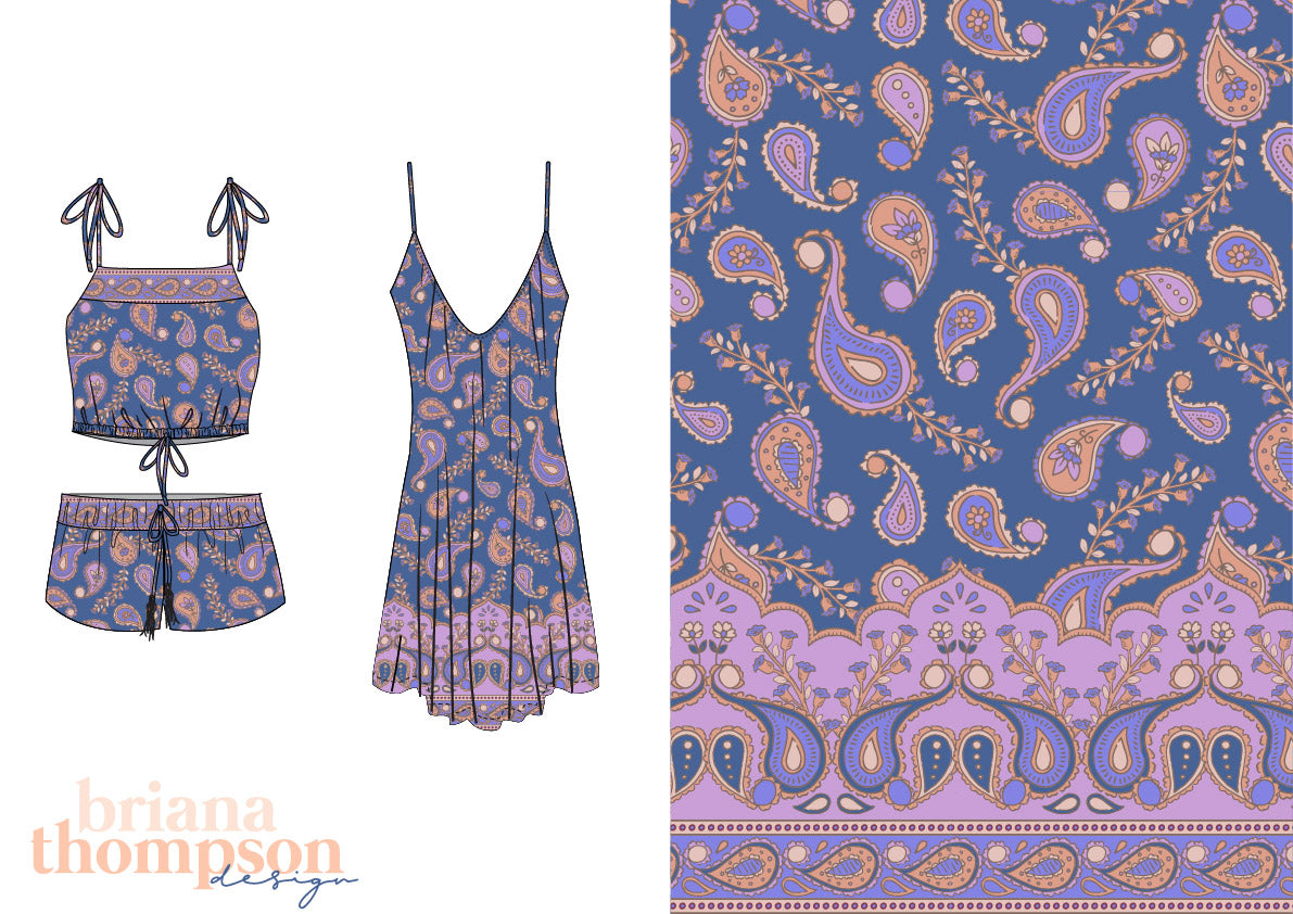 San Francisco Dreaming - Unique Bohemian Border Print