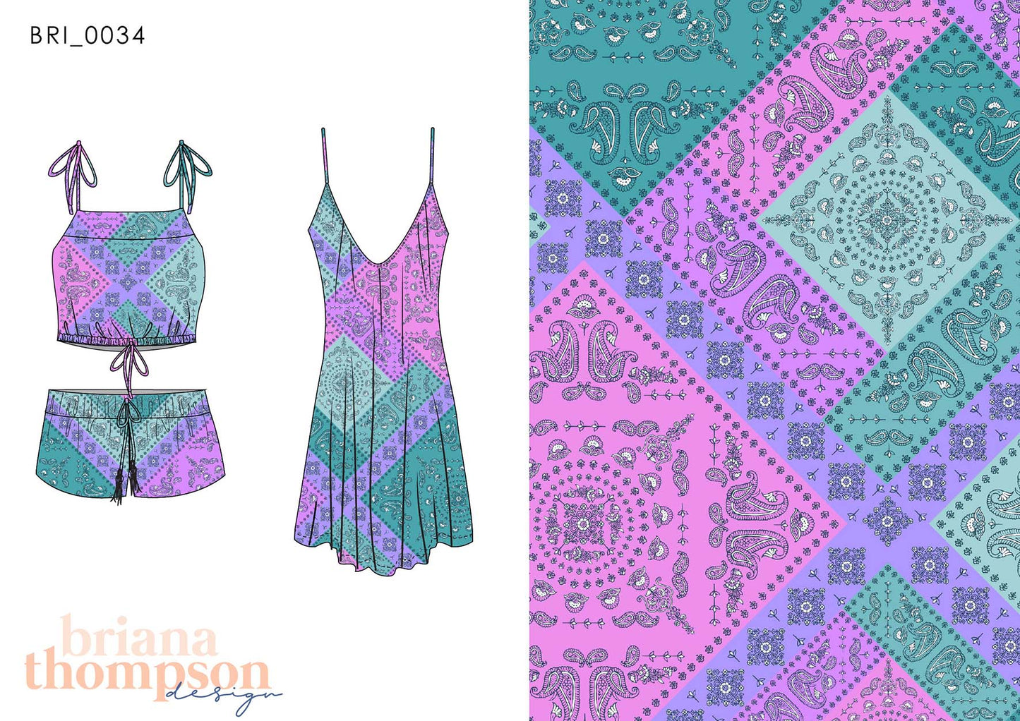 Road to Jaipur  - Intricate and Colourful Bohemian Patch Paisley Print