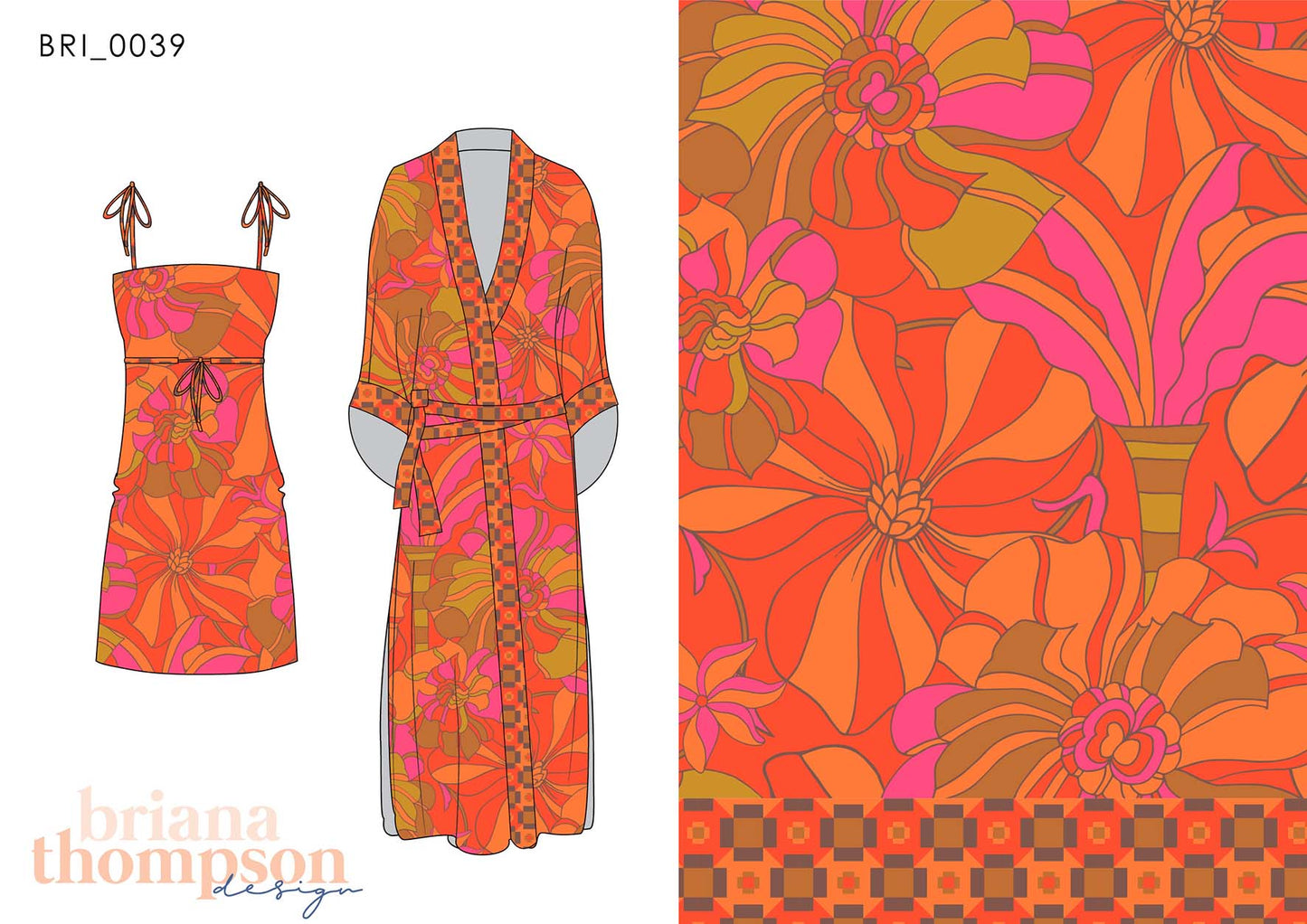 Neon Jungle - 'Pucci-Inspired' Fun Bold Eclectic Floral Jungle Twin Print