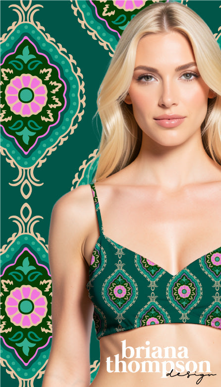 Royals - Vintage Style Wallpaper Border Print