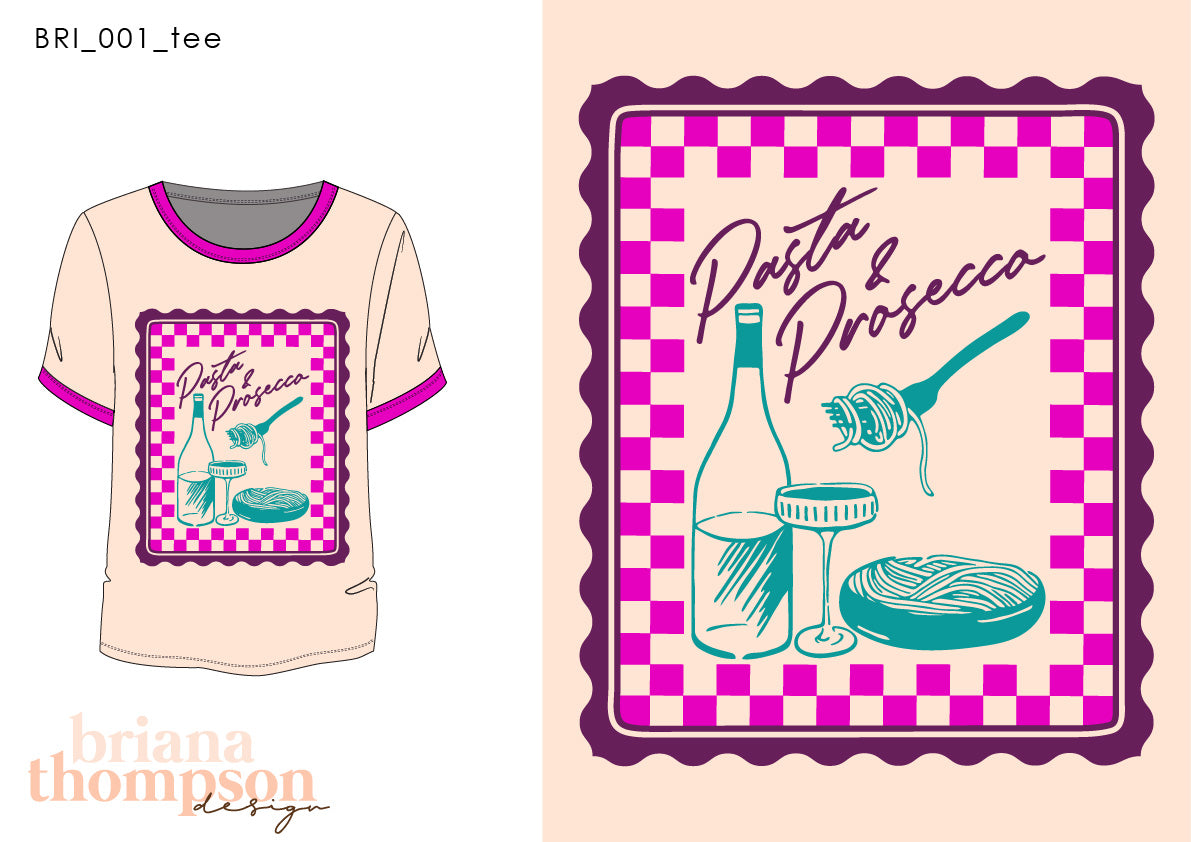 Bonjour Bébé - European-Inspired T-Shirt Print