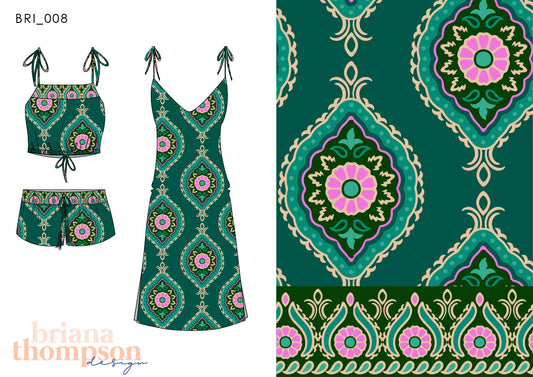 Royals - Vintage Style Wallpaper Border Print