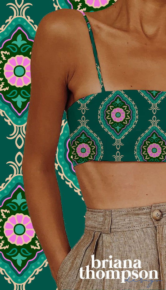 Royals - Vintage Style Wallpaper Border Print